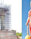 ராமேசுவரத்தில் 108 அடி உயரத்தில் அனுமன் சிலை பணிகள் 50 சதவீதம் நிறைவு ! ராமேசுவரத்தில் 108 அடி உயரத்தில் அனுமன் சிலை பணிகள் 50 சதவீதம் நிறைவு !